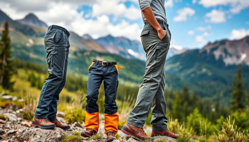 modische Regenhosen für Outdoor-Aktivitäten